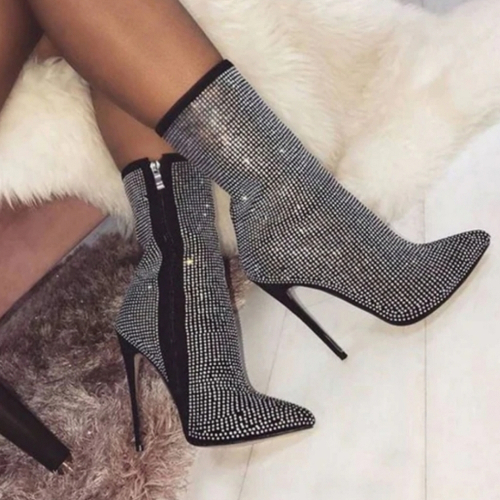 Rhinestone Boots